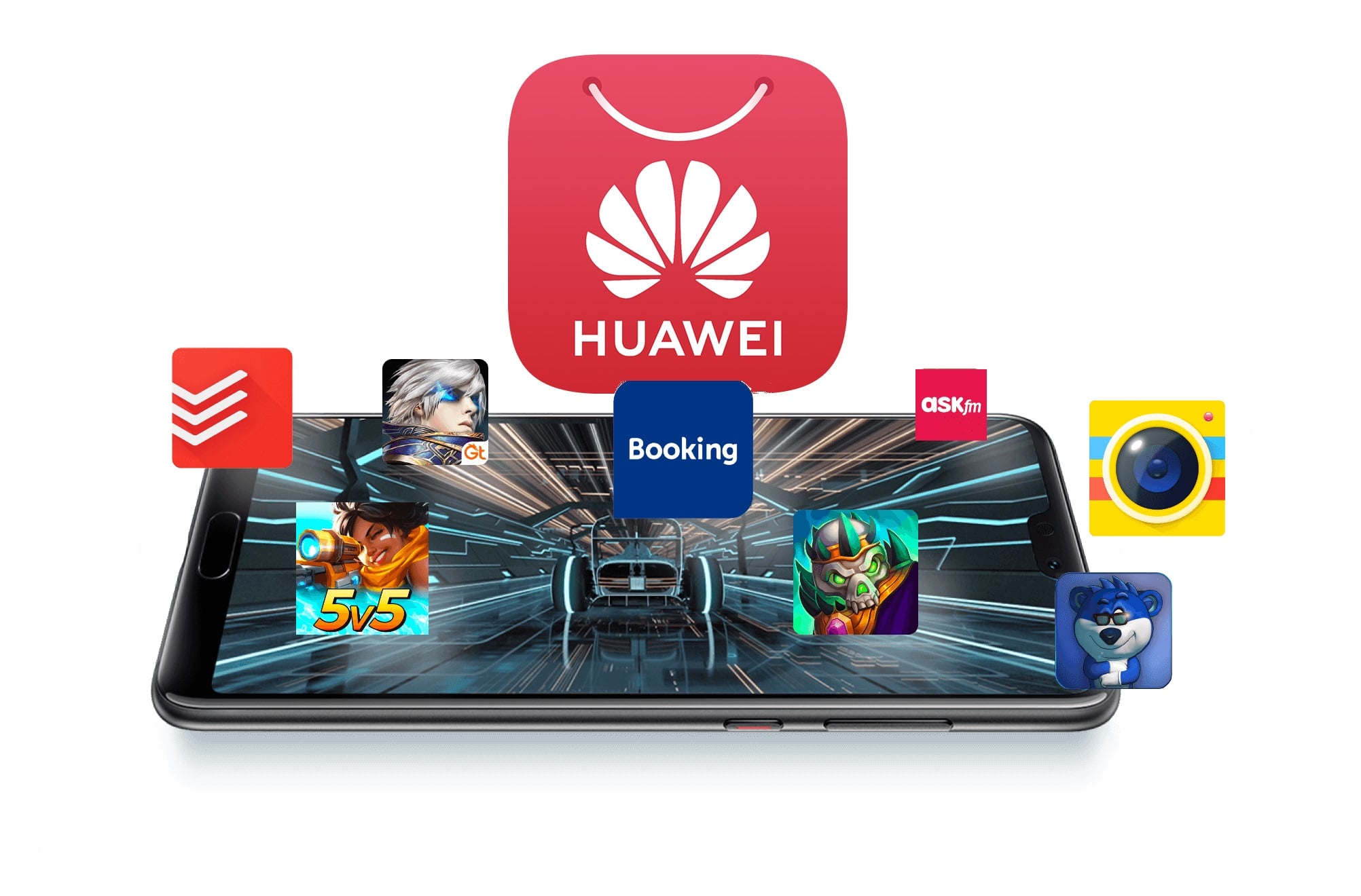 install the Huawei AppGallery store