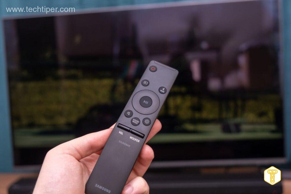 samsung hw-q800a review test opinion - operation from the remote control