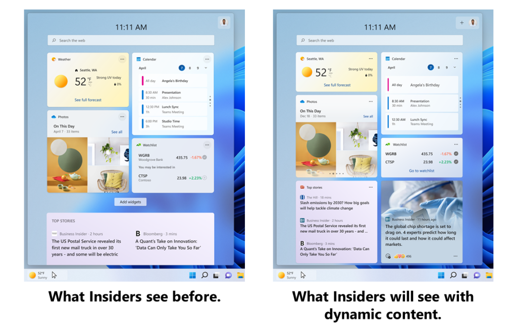 Widgets are one of the worse areas of Windows 11
