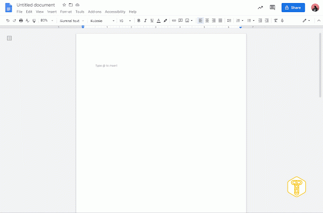 Email template in Google Docs