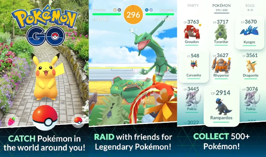 Smartphone games - Pokemon GO