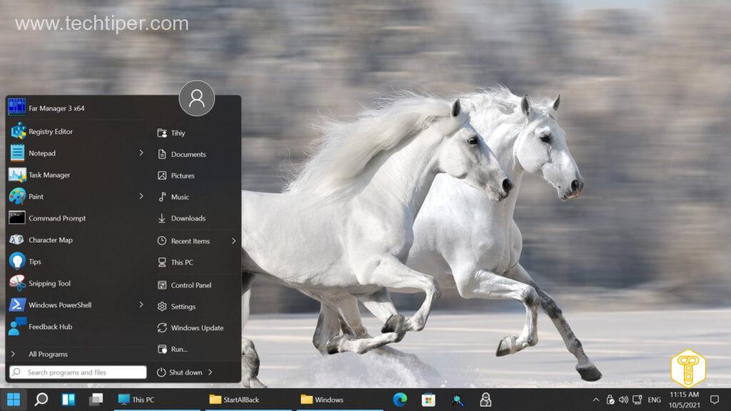 How to change the taskbar Windows 11