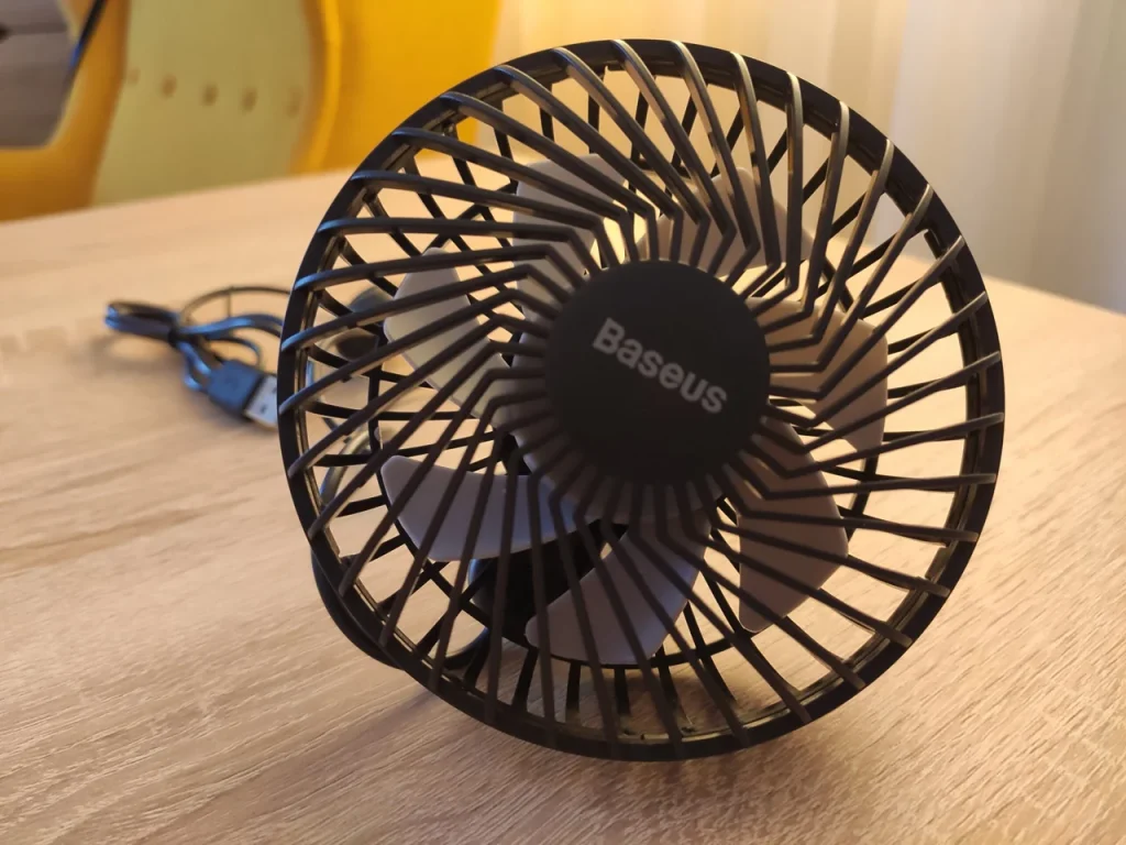 Baseus - Kit contents and fan structure