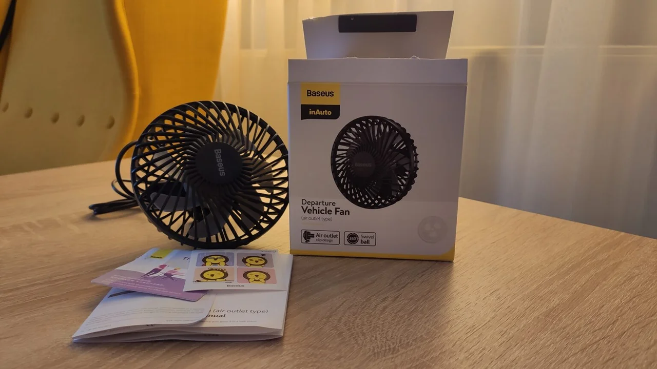 [Review] Baseus Departure Vehicle Fan – What can a cheap car fan do?