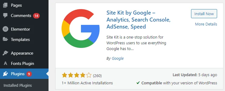 Google Site Kit