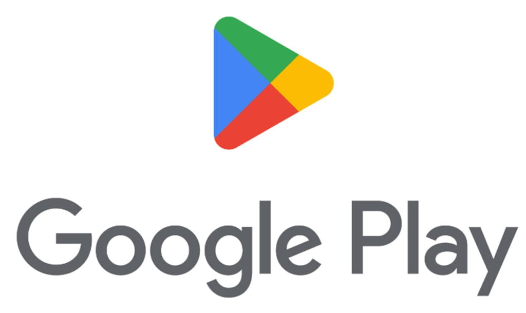 Google Play Store with a new logo