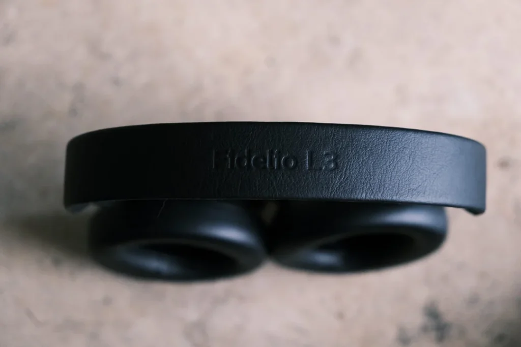 Fidelio L3 headband from above