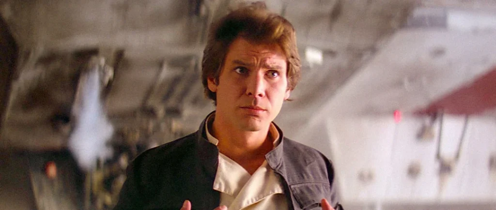 Harrison Ford - popular movie series Star Wars" and "Indiana Jones