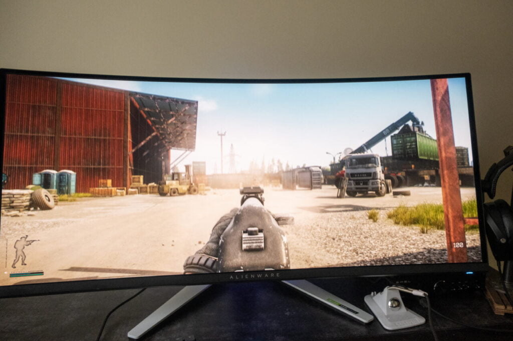 Dell Alienware AW3423DW in games review