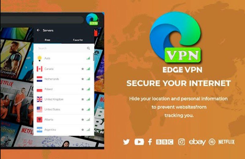 Microsoft Edge extension - Edge VPN - Free VPN Connection
