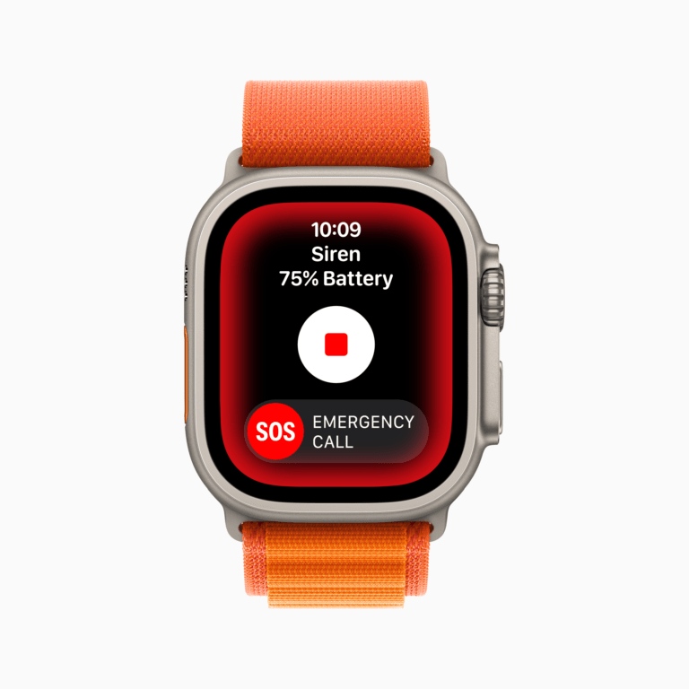 Apple Watch Ultra - Alarm siren