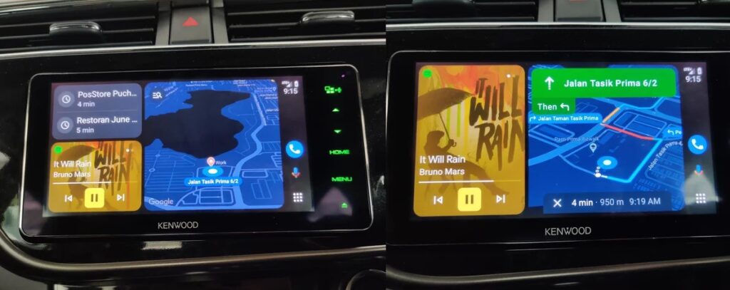 the new version of Android Auto looks like - you can see it in the pictures