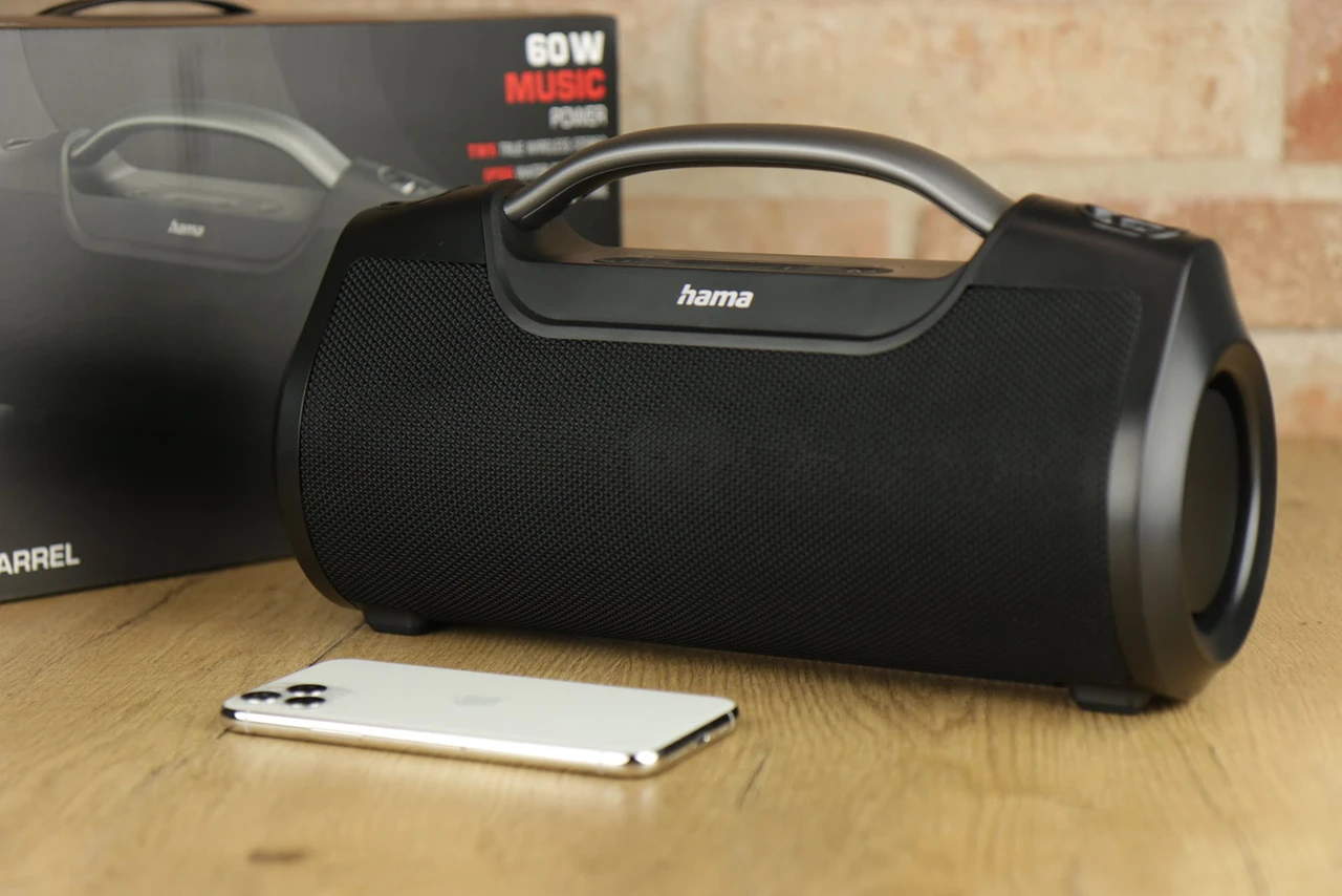 Hama Soundbarrel review. A large mobile speaker at a fair price