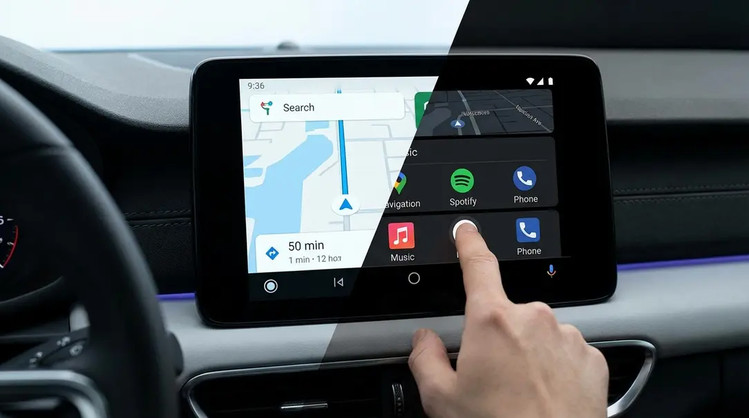 Image showing Android Auto 16.3 Features Overview