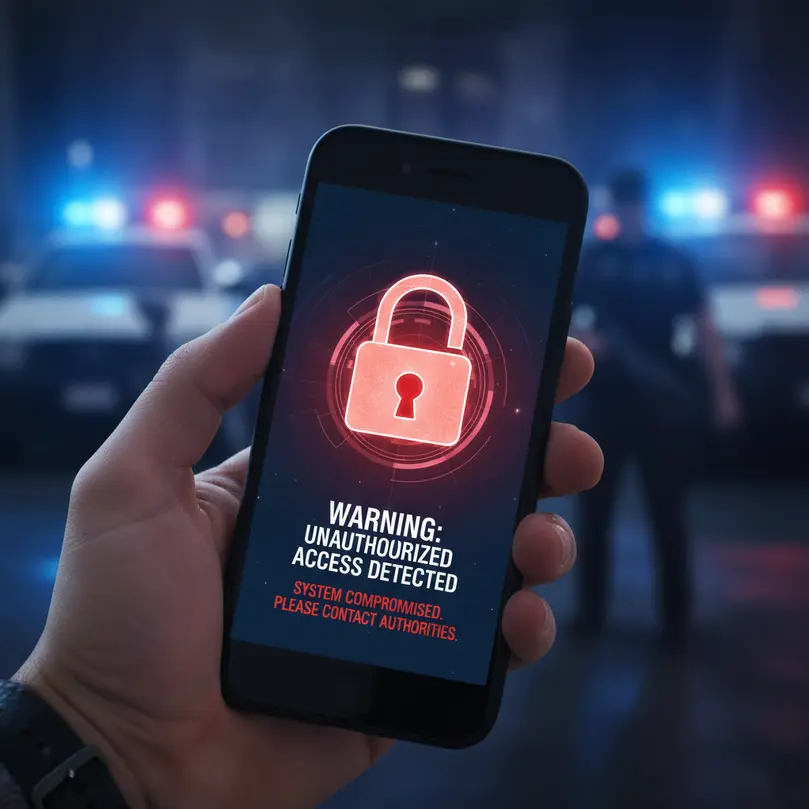 Image showing SMS Scam Warning Police Impersonation