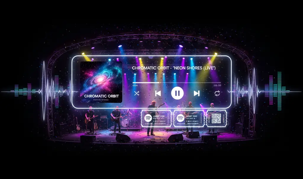 Image showing Spotify In-App Concert Tickets and About This Song Feature
