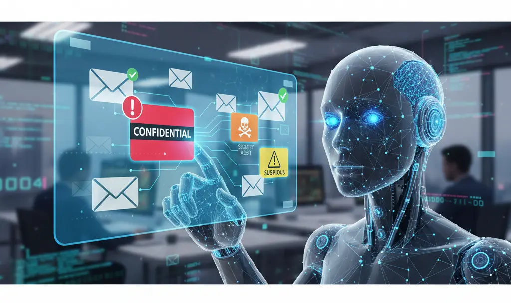 Image showing AI Email Confidentiality Breach