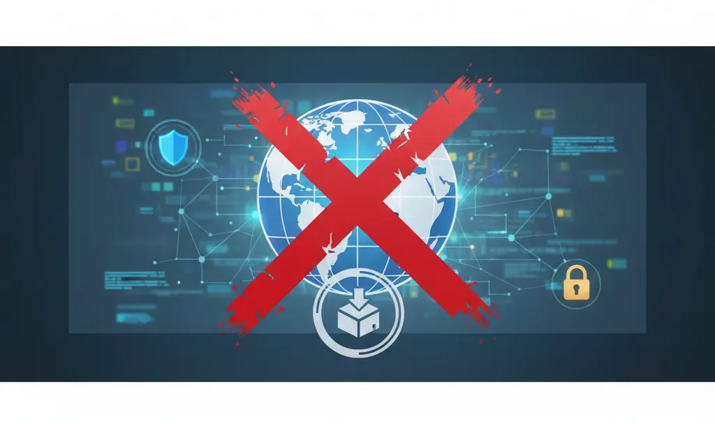 Image showing Wikipedia Archive Today Ban