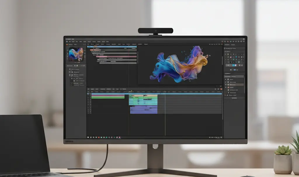 Image showing Lenovo Yoga Pro 27UD-10 All-in-One Monitor for Creators