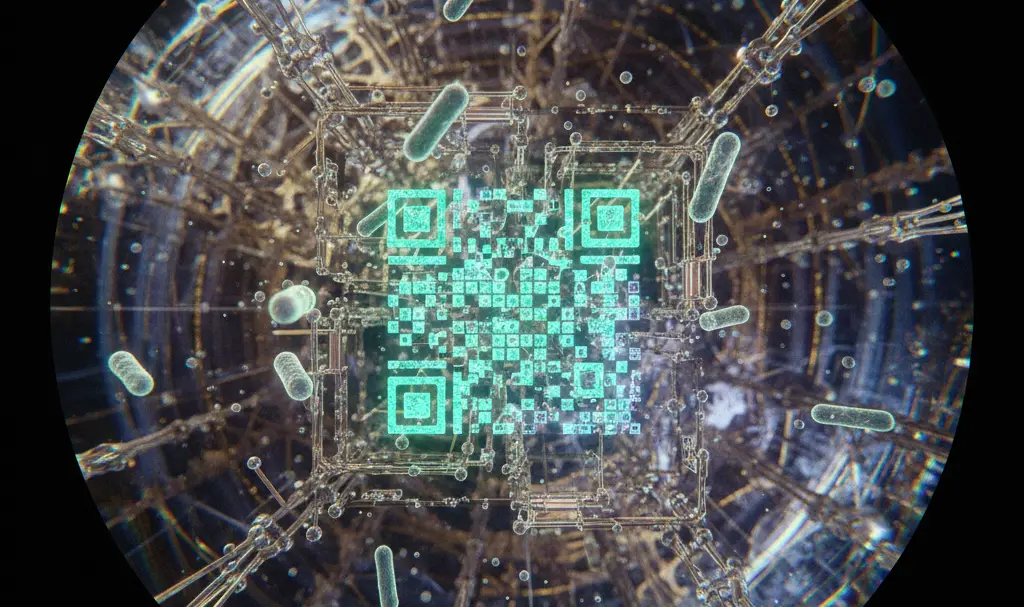 Image showing Microscopic QR Code World Record