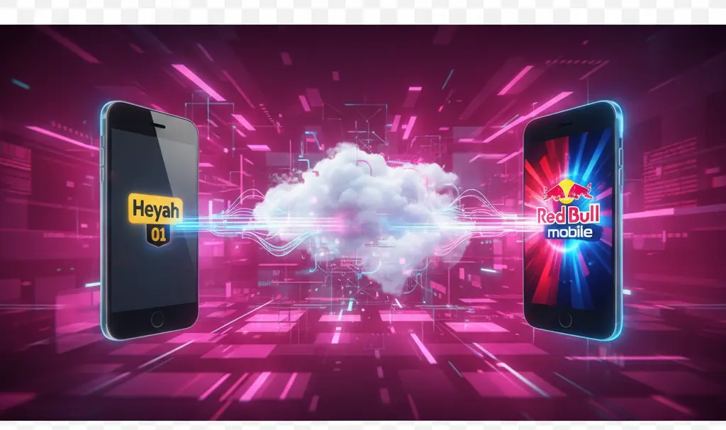 Image showing Heyah 01 to Red Bull Mobile Transition Benefit