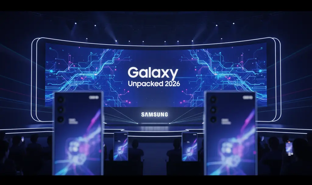Image showing Samsung Galaxy Unpacked 2026 Event with AI Focus