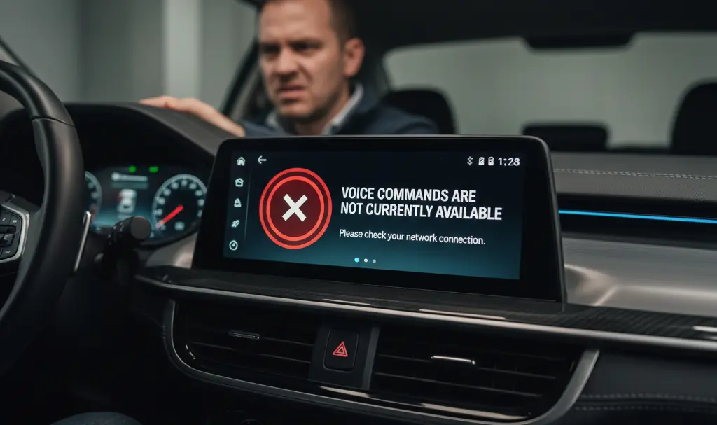 Image showing Android Auto Voice Assistant Error