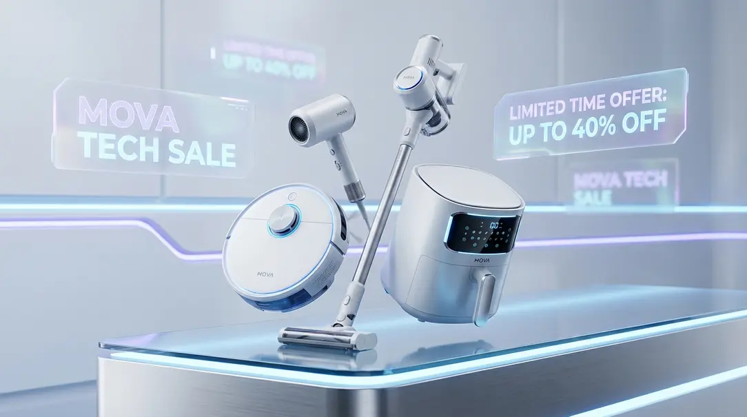 Image showing MOVA Smart Home Tech Sale Banner