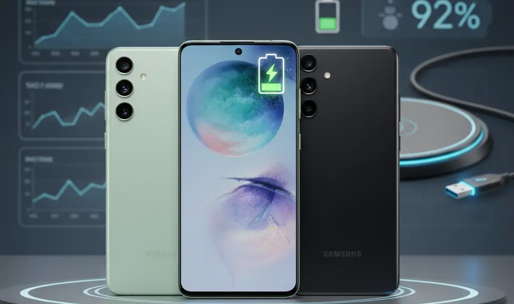 Image showing Galaxy A vs S Battery Comparison