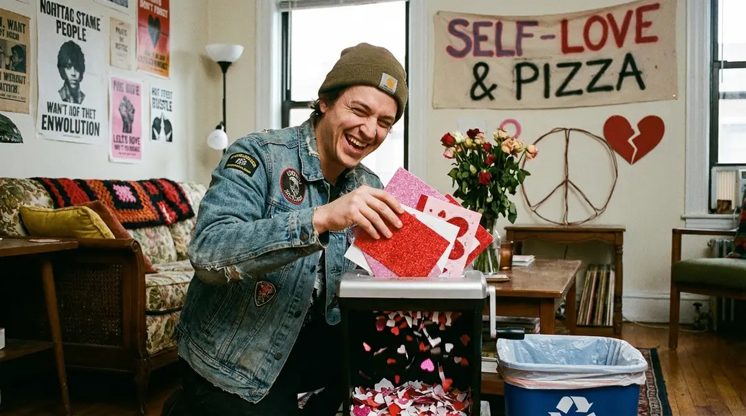 Image showing Anti-Valentine's Day Celebration