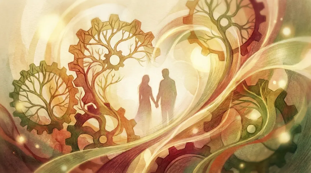 Image showing Love and Habits Intertwined