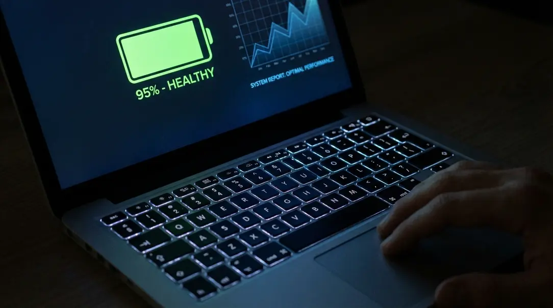 Image showing Laptop Battery Health Report and Management
