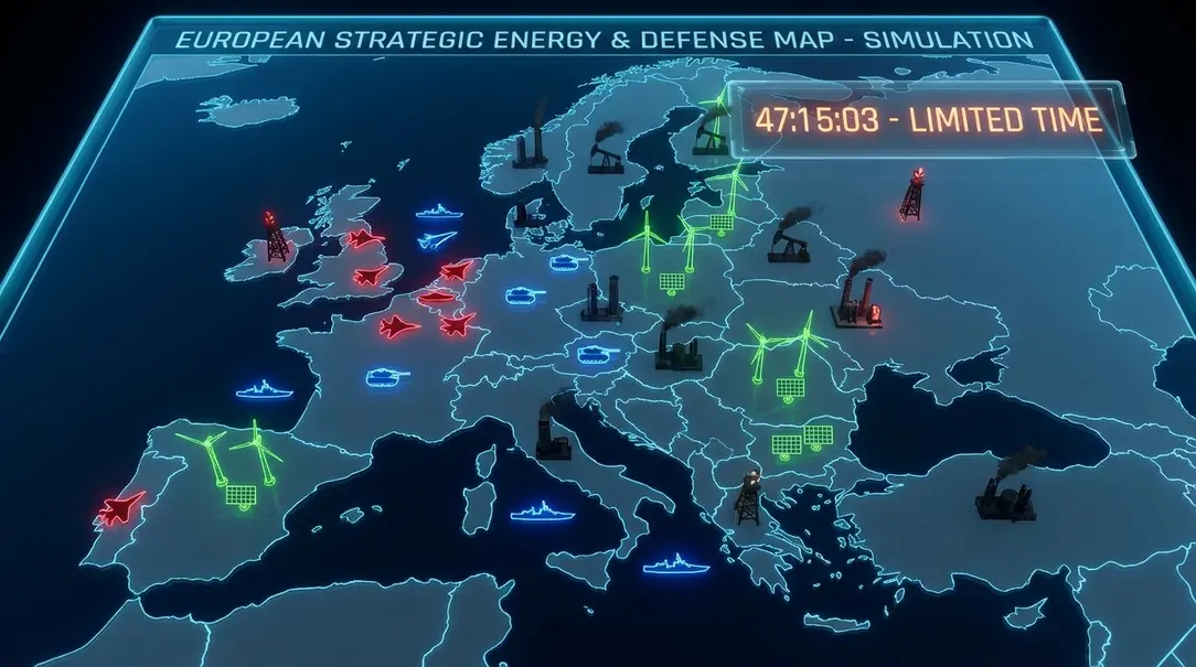 Image showing Europe Energy Security Map