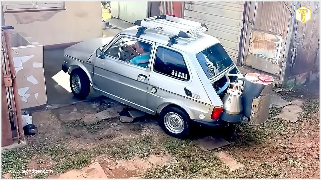 Charcoal-Powered ‘Maluch’: A Cuban Mechanic’s Ingenious Solution to Fuel Shortages