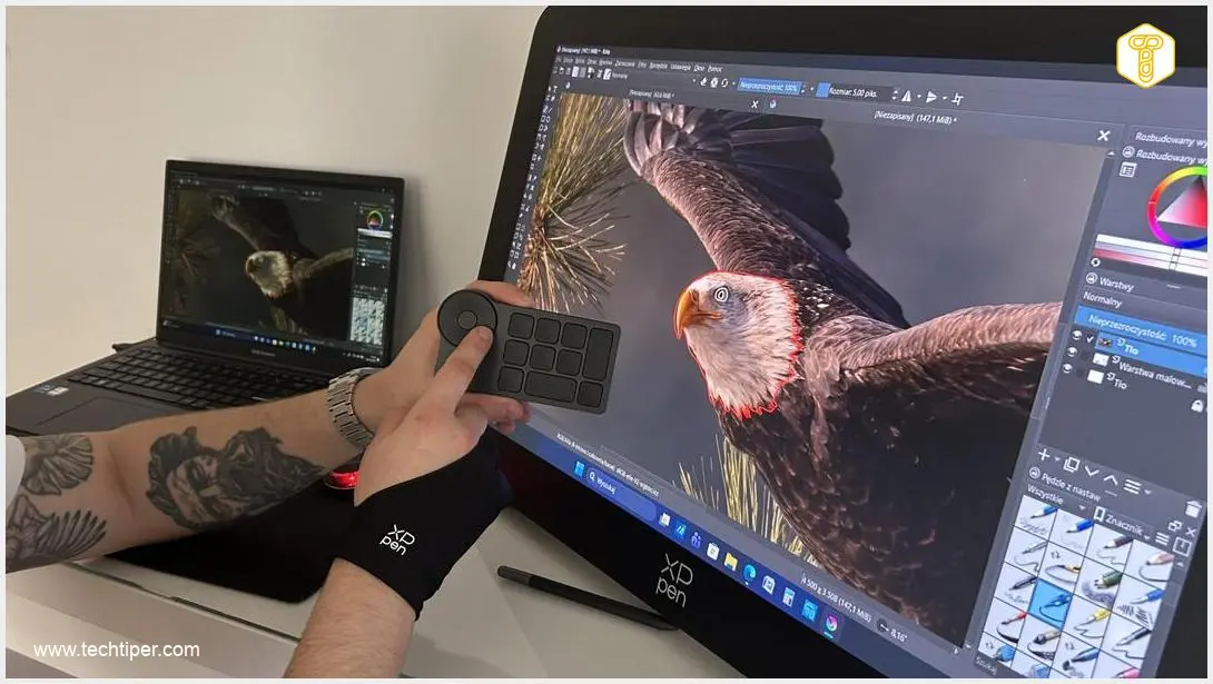 Image showing XPPen Artist Pro 27 (Gen 2) on a desk