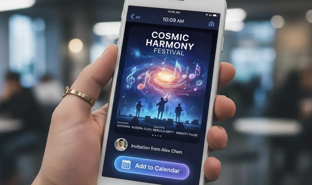 Image showing iOS 26 Screenshots to Calendar Event Feature