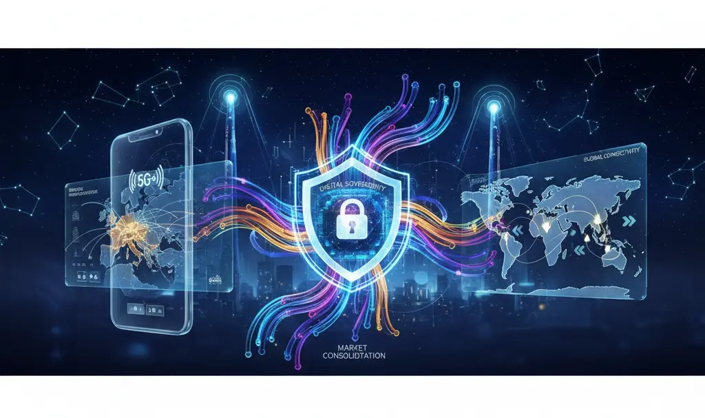 Image showing EU Telecom Market Consolidation and Cybersecurity