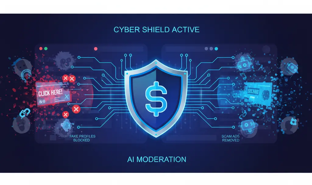 Image showing Meta AI Combating Fake Accounts and Scams