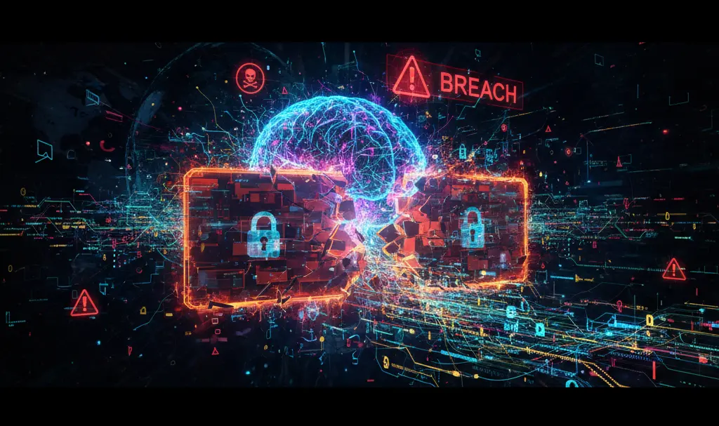 Image showing AI Security Breach Concept