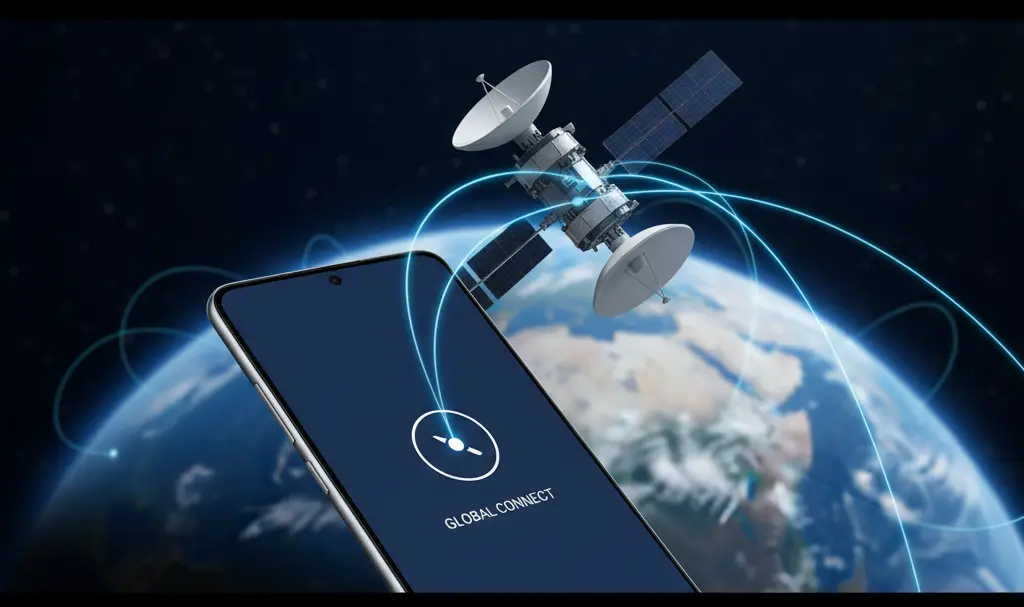 Image showing Samsung Galaxy Satellite Connectivity