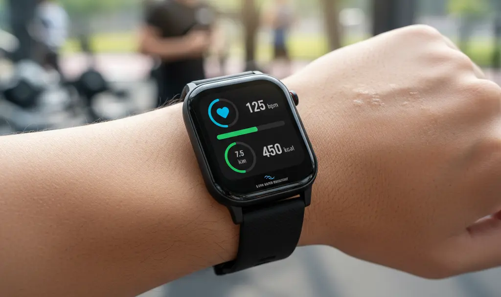 Image showing Xiaomi Redmi Watch 5 Lite Smartwatch on Wrist