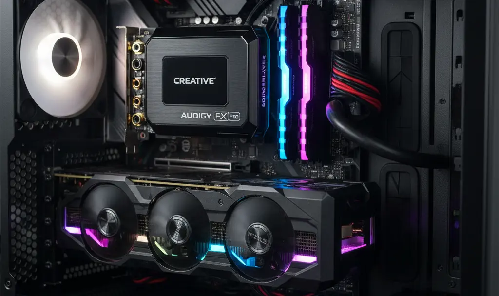 Image showing Sound Blaster Audigy FX Pro Internal Sound Card