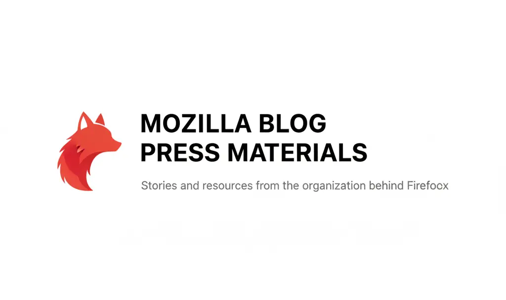Image showing Mozilla Blog / Press Materials