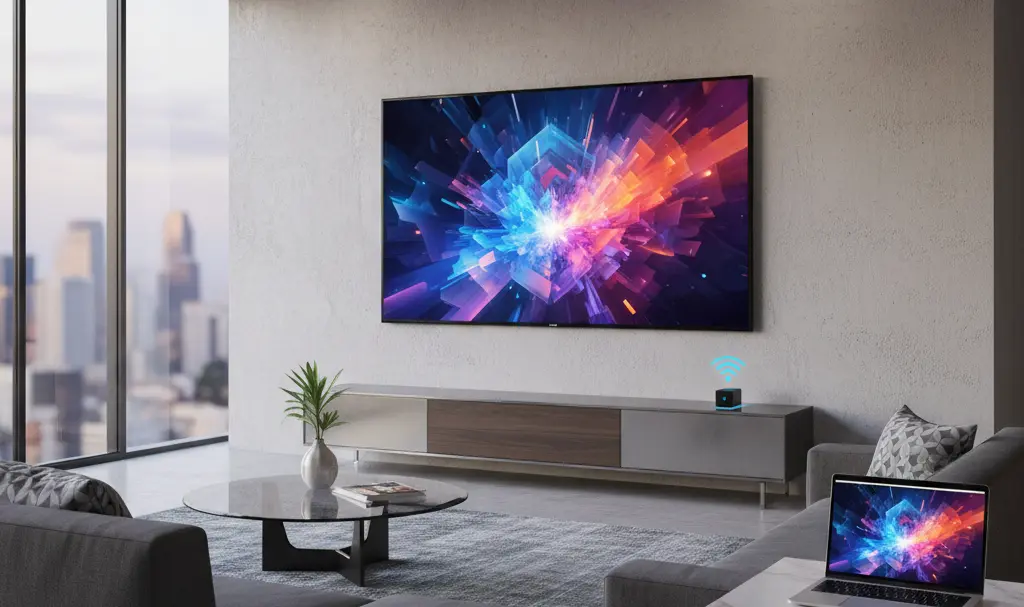 Image showing Wireless 4K Streaming vs HDMI Connection