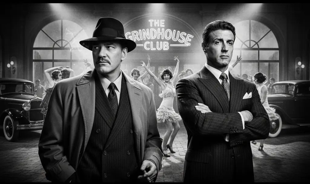 Image showing Tarantino Stallone 1930s Gangster Series Collaboration