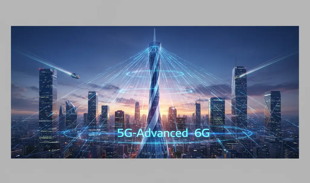 Image showing Huawei 5G-Advanced 6G Network Infrastructure