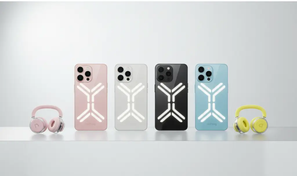 Image showing Nothing Phone 4a and Headphone a London Launch