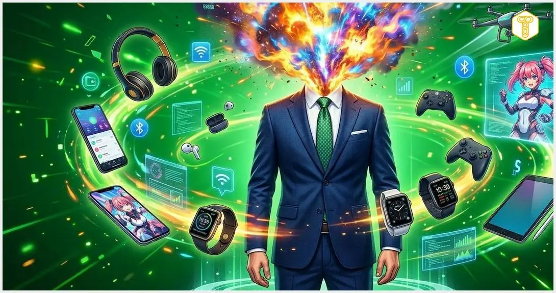 Image showing Collection of Bizarre and Futuristic Tech Gadgets