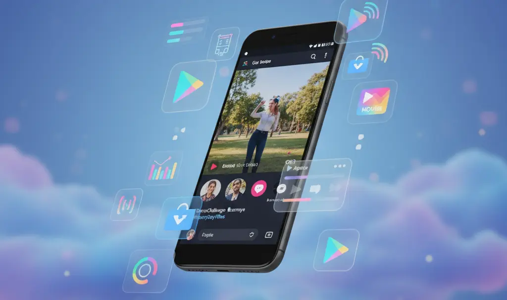 Image showing google-play-shorts-vertical-video-feed