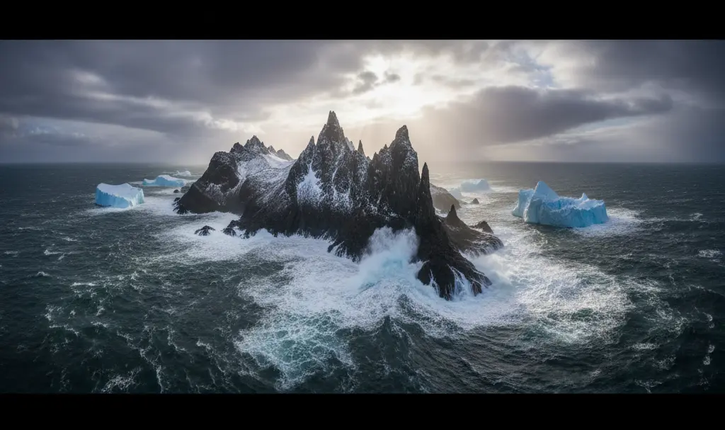 Fleeing a storm in Antarctica, scientists discovered an island that is not on any map